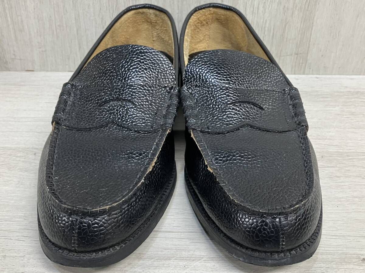 Kenford 本革 レザー コインローファー ケンフォード ドレス シューズ 靴 ブラック メンズ 27 5 cm