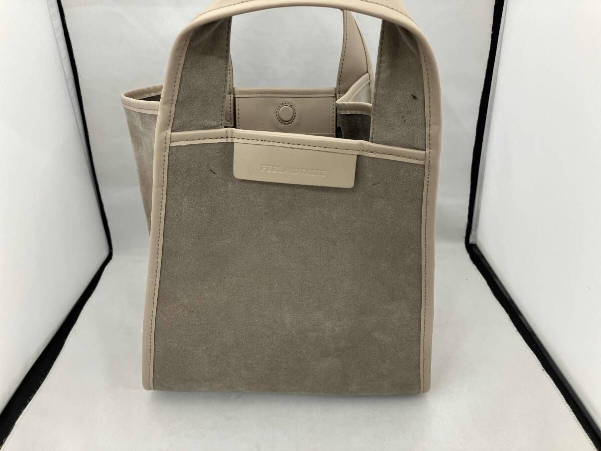 FEEL AND TASTE フィールアンドテイスト ハンドバッグ ブラウン スウェード