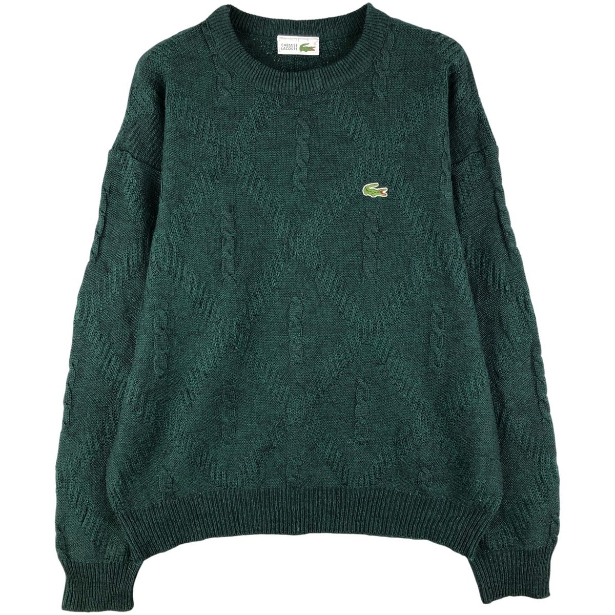 ラコステLACOSTE ケーブルニット4 セーター ラコステ LACOSTE ケーブル 