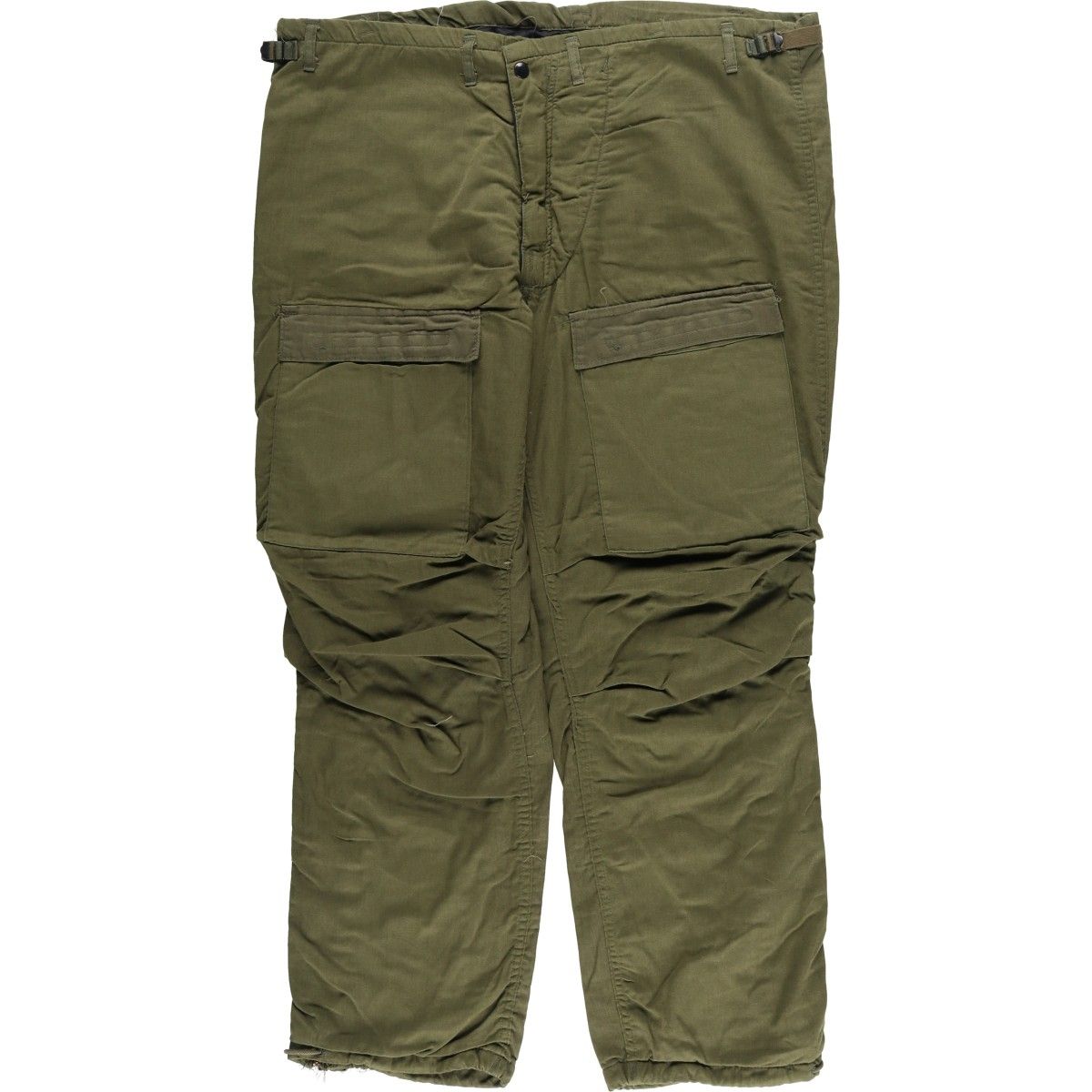 古着 ビッグサイズ 70年代 米軍実品 SUIT ミリタリー オーバーパンツ メンズw 42相当 ヴィンテージ|eaa 602328