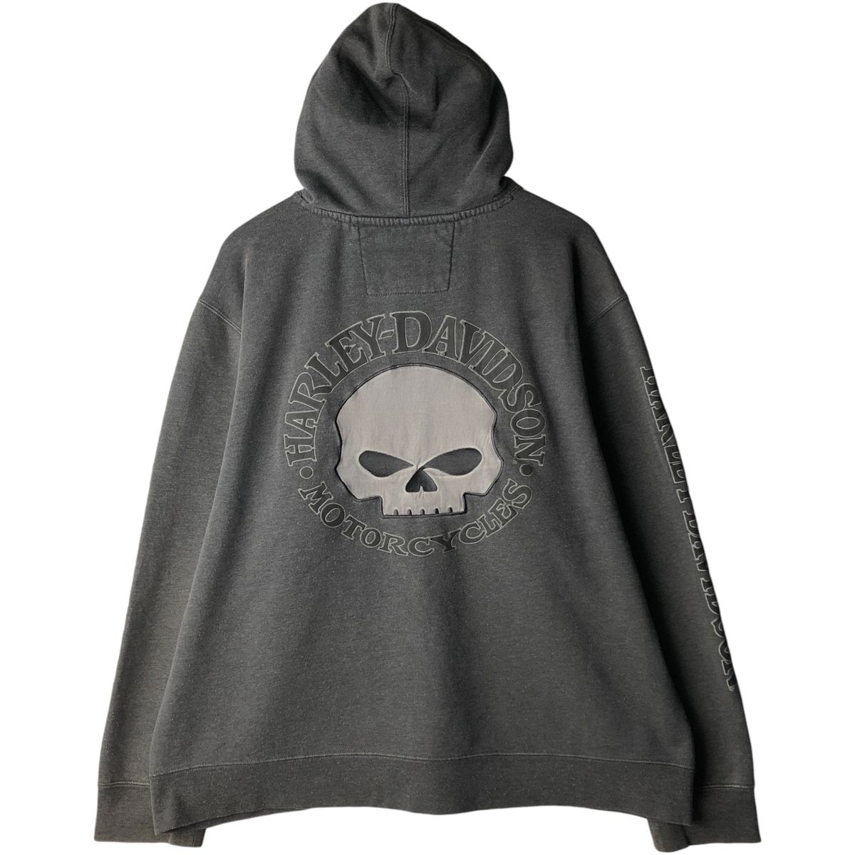古着 ハーレーダビッドソン Harley-Davidson ドクロ柄 スカル柄 バック