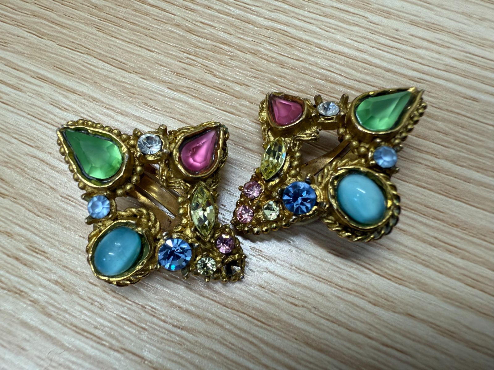 ビンテージ クリスチャン ラクロワ | イヤリング 石欠けあり