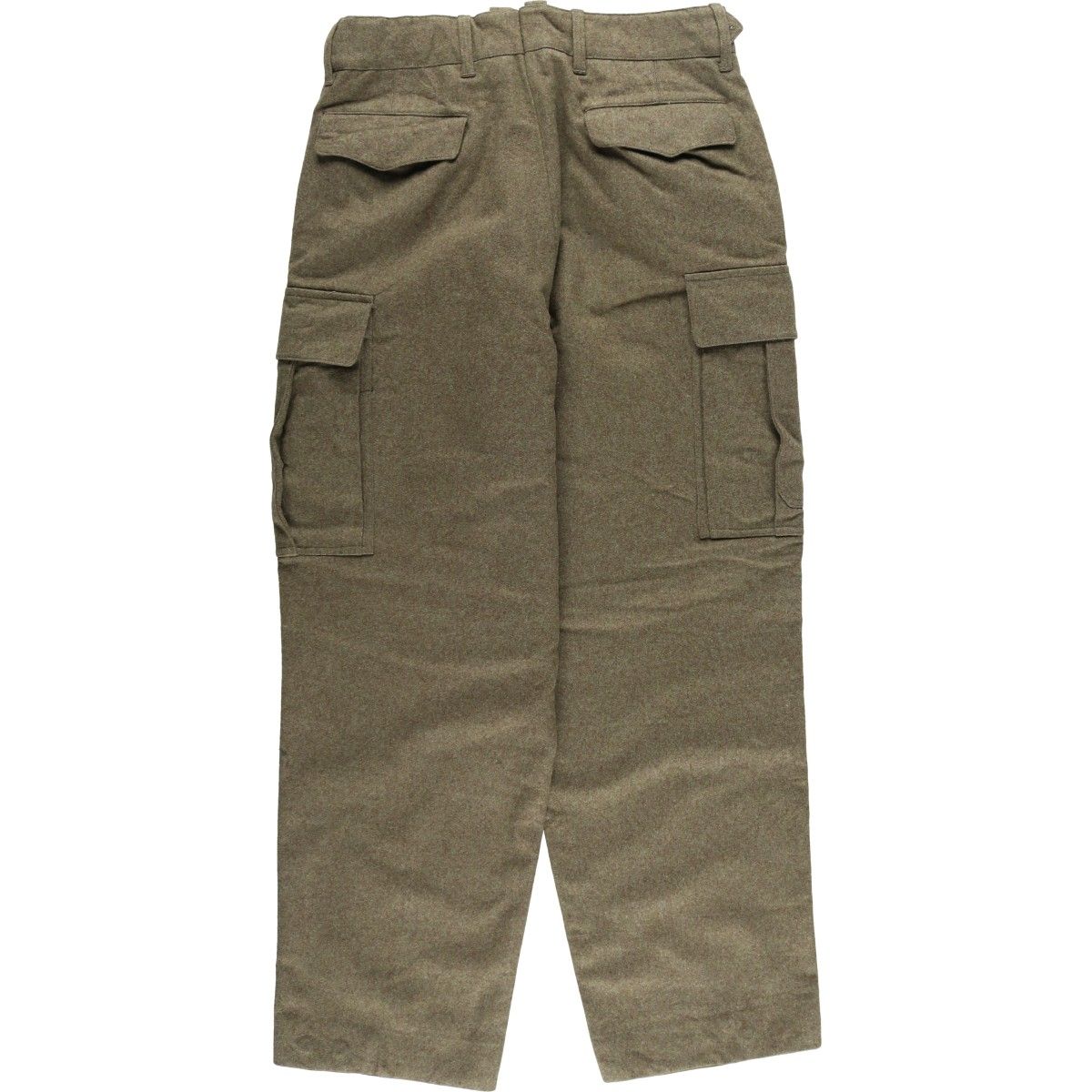 古着ドイツ軍 60年代 ダブルニー ミリタリー ウールカーゴパンツ 174 86 78 メンズw 33相当 ヴィンテージ eaa 602330