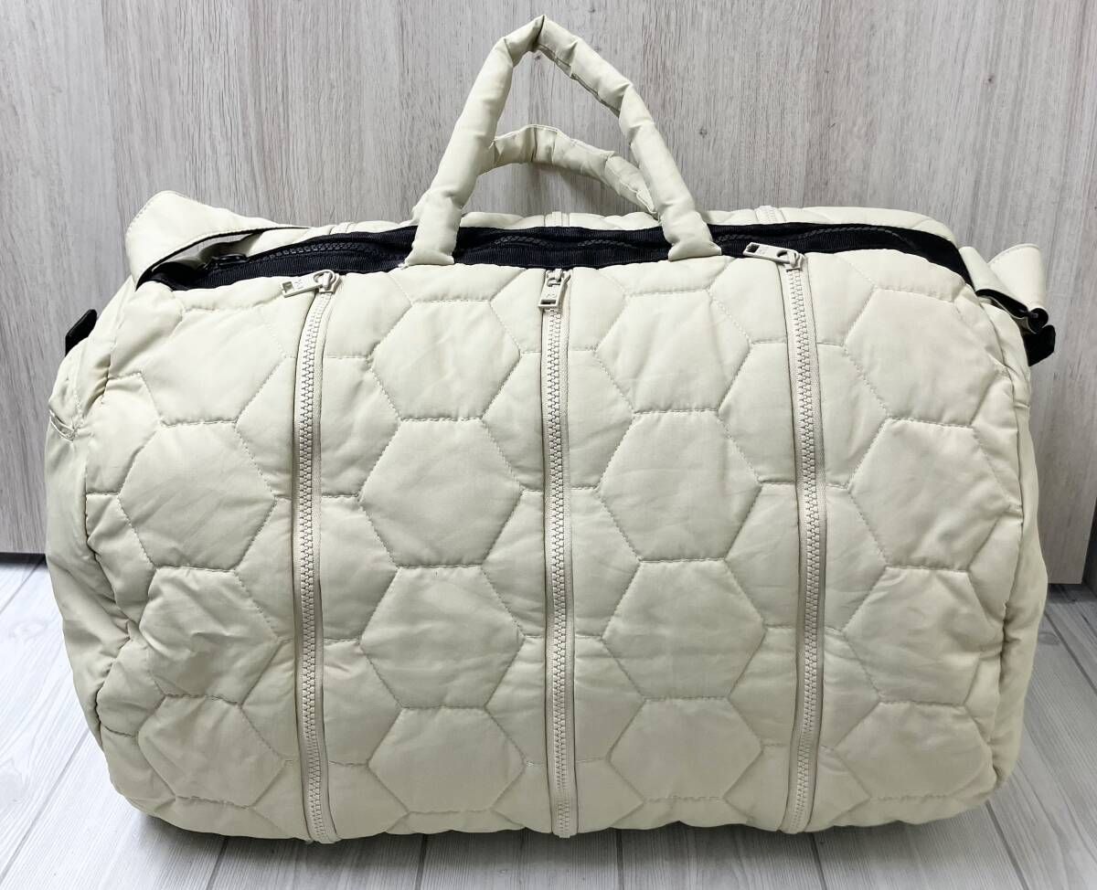 Y 3 ワイスリー ボストンバッグ ベージュ系