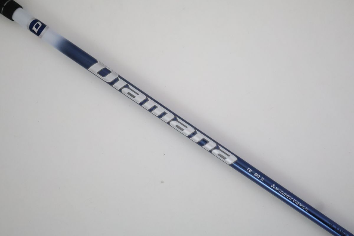 (美品)テーラーメイドスリーブ5WディアマナTB60S ○訳有激安！テーラーメイド 5W用！スリーブ付き！三菱ケミカル