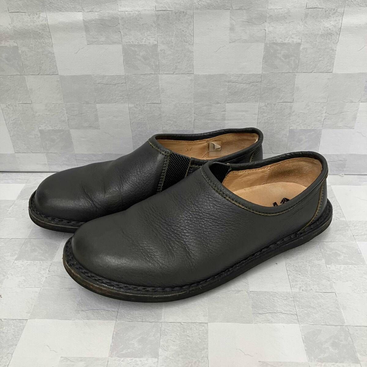 TRIPPEN トリッペン スリッポン Made In Gamany 23 5 cm ブラック