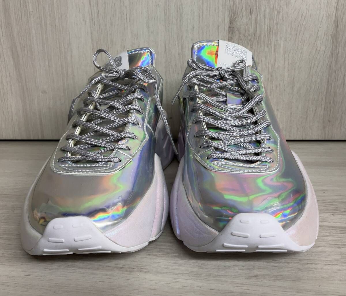 Onitsuka Tiger オニツカタイガー P-TRAINER PRZM シンデレラ コラボ スニーカー PURE SILVER レディース US 5.5 約24.0 cm