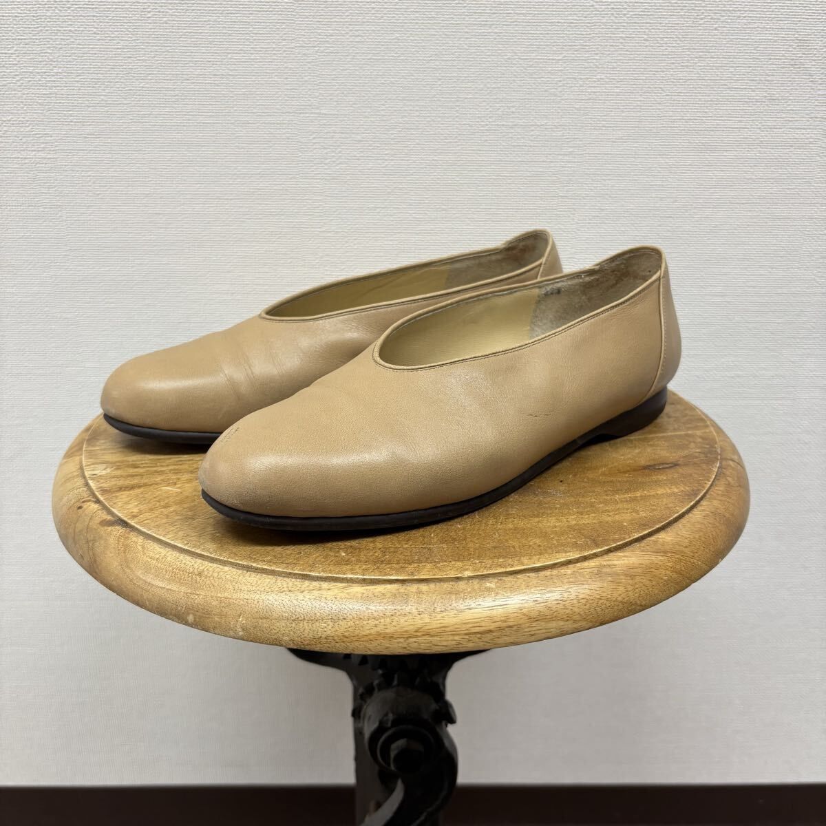 JURGEN LEHL ヨーガンレール レザー フラット シューズ 22.5cm 711