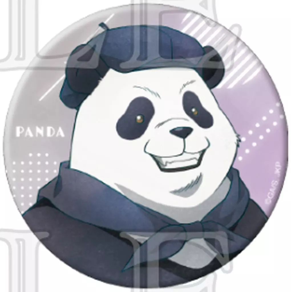 中古】バッジ・ビンズ パンダ 「呪術廻戦 缶バッジコレクション えも