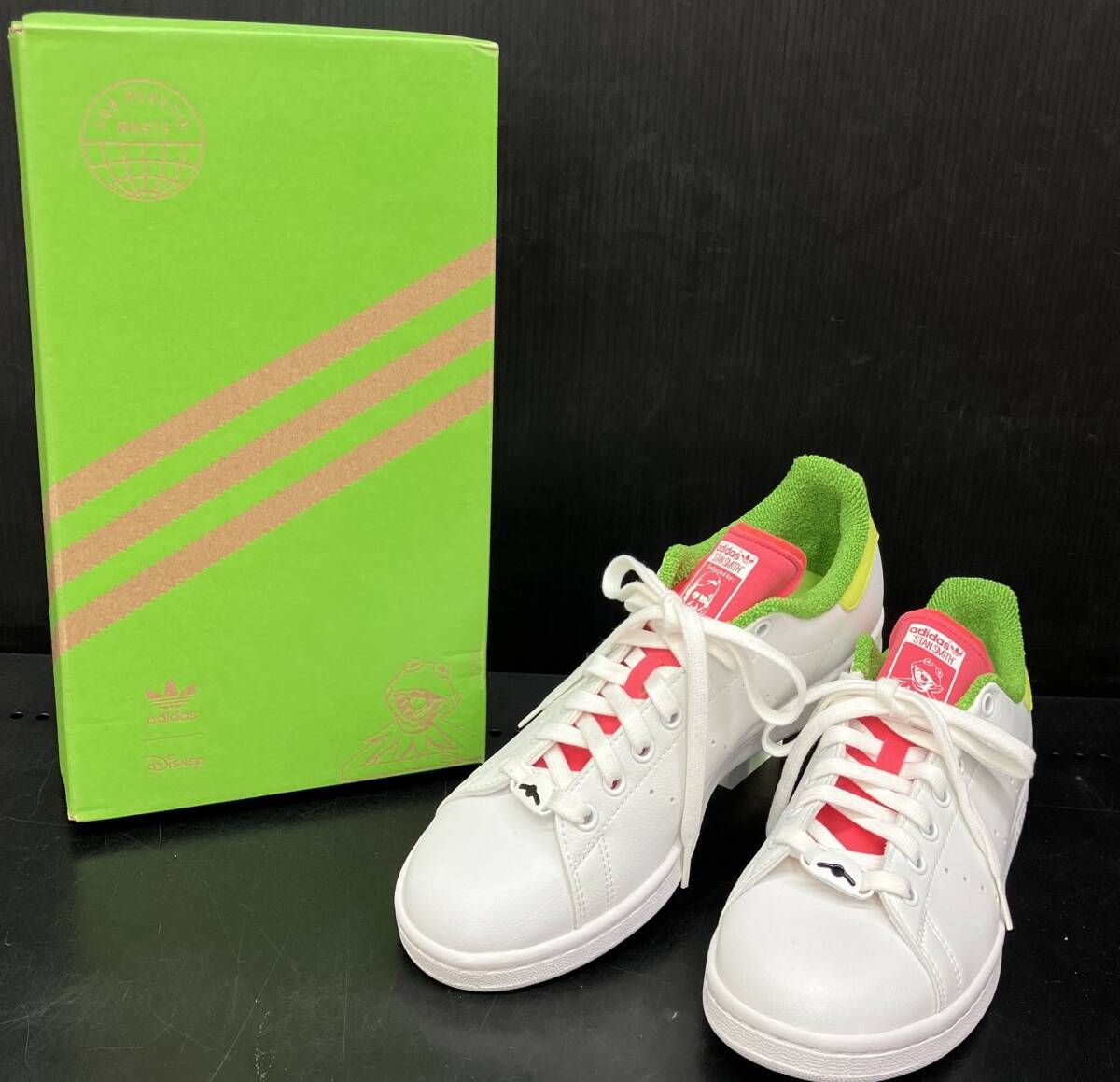 adidas メンズ 25.5 STAN SMITH PRIMEGREEN 'KERMIT' アディダス スタンスミス プライムグリーン カーミット GZ3098 ホワイト スニーカー