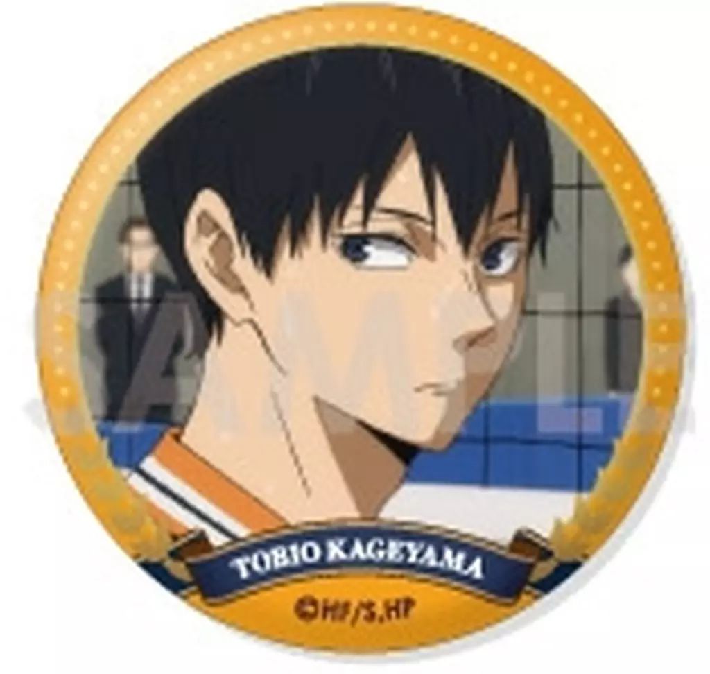 ハイキュー　缶バッジ　影山飛雄　レア　2点セット 中古】バッジ・ビンズ A.影山飛雄 「ハイキュー!! トレーディング缶