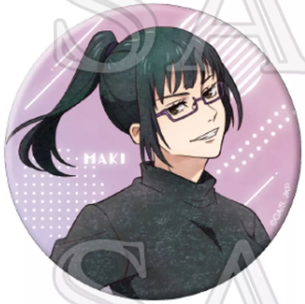 中古】バッジ・ビンズ 禪院真希 「呪術廻戦 缶バッジコレクション えも