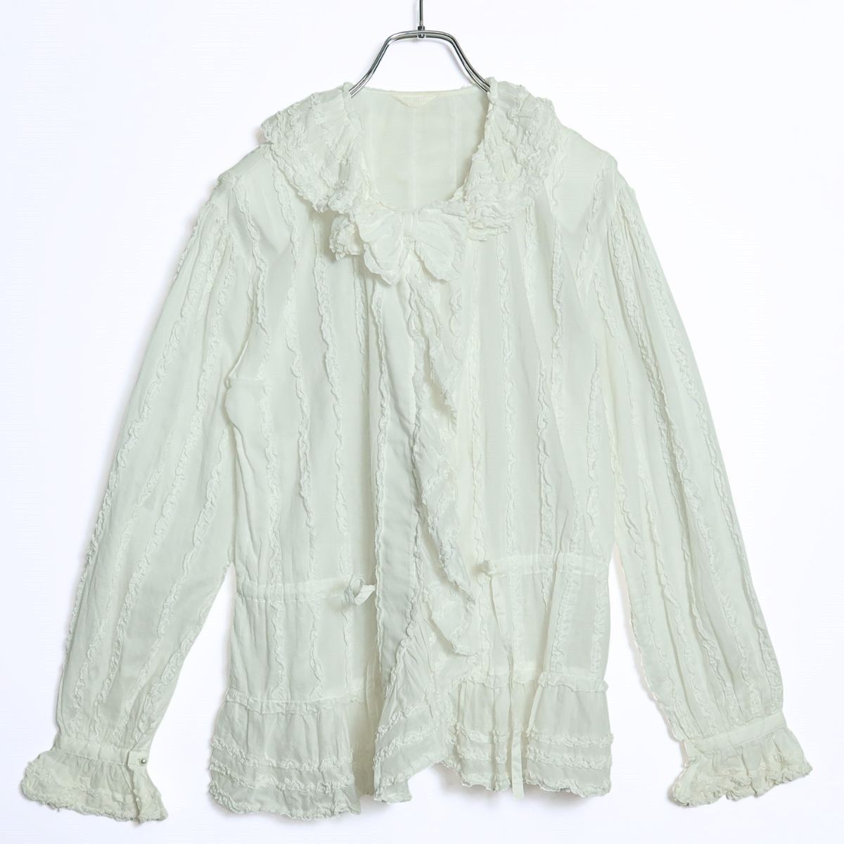 ピンクハウス☆フリルたっぷりでロマンティック♪ ボタンレス長袖