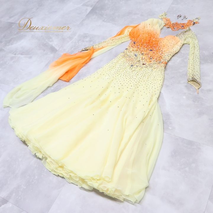 社交ダンス 衣装 スタンダードドレス ドレス スタンダード ワンピース