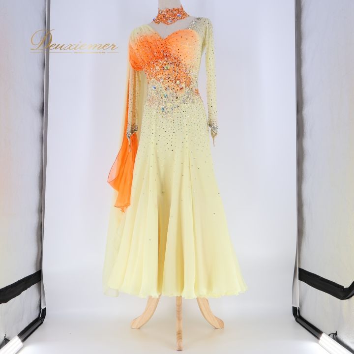 社交ダンス 衣装 スタンダードドレス ドレス スタンダード ワンピース