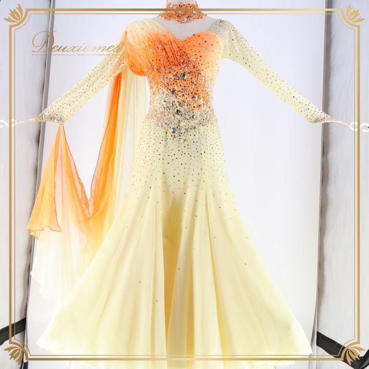 社交ダンス 衣装 スタンダードドレス ドレス スタンダード ワンピース