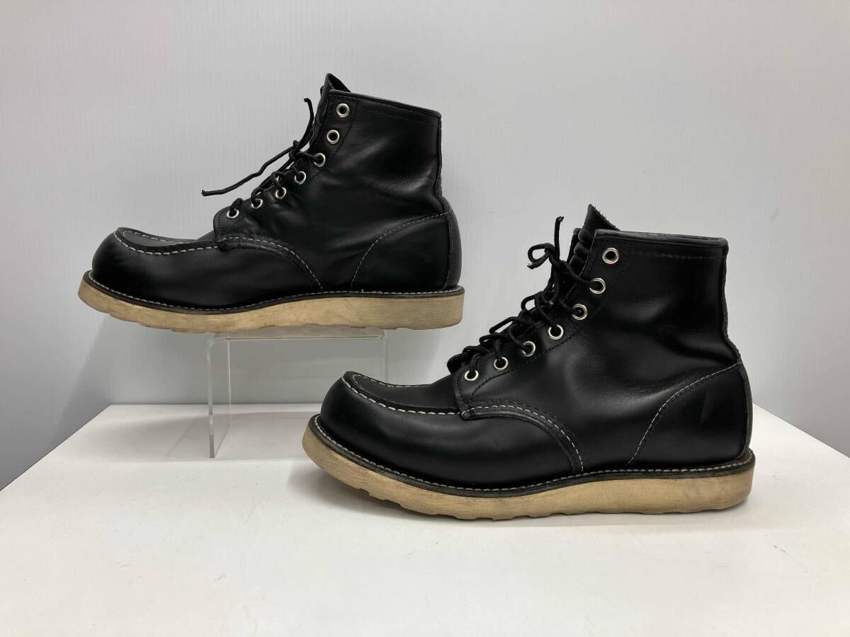 RED WING レッドウィング ブーツ 8179 犬タグ ブラック レザー 26.0cm