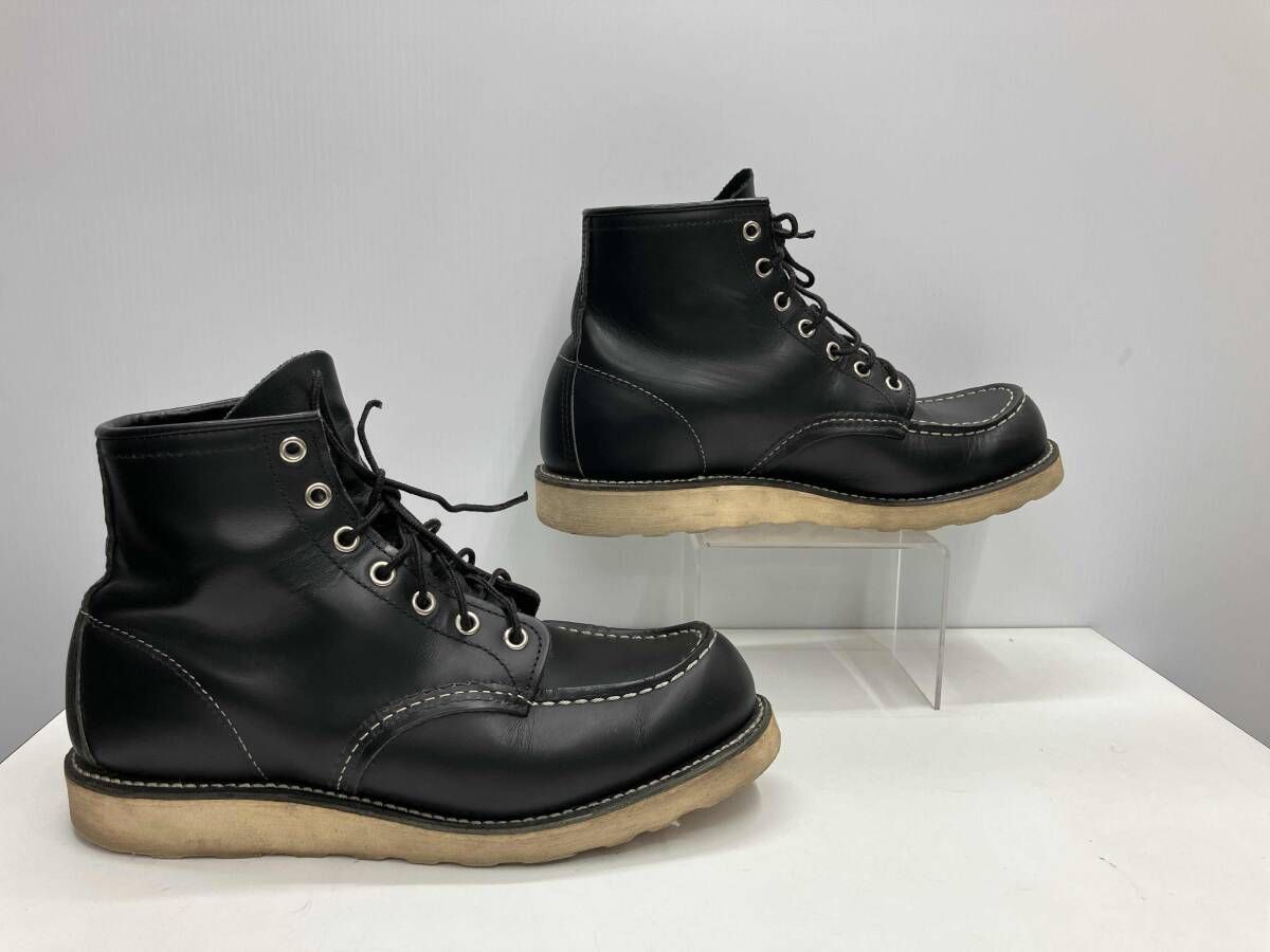  RED WING レッドウィング ブーツ 8179 犬タグ ブラック レザー 26 0 cm その他 ブーツ 革靴