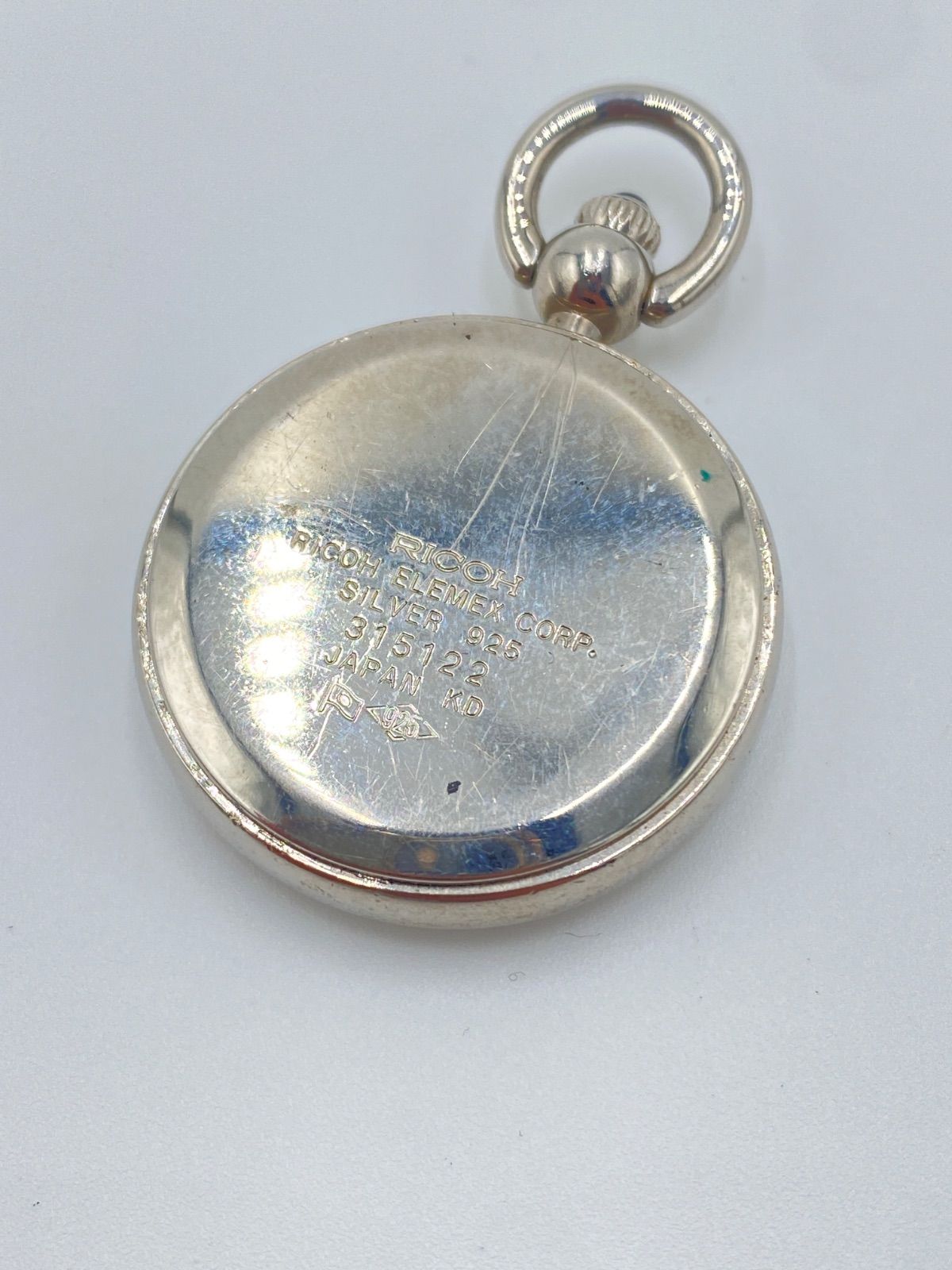 リコー 銀無垢 懐中時計 シルバー925 日本製