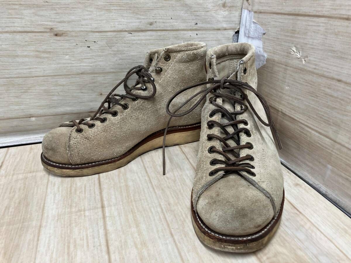 09246 トレッキングブーツ チペワ ベージュ 7 1|2