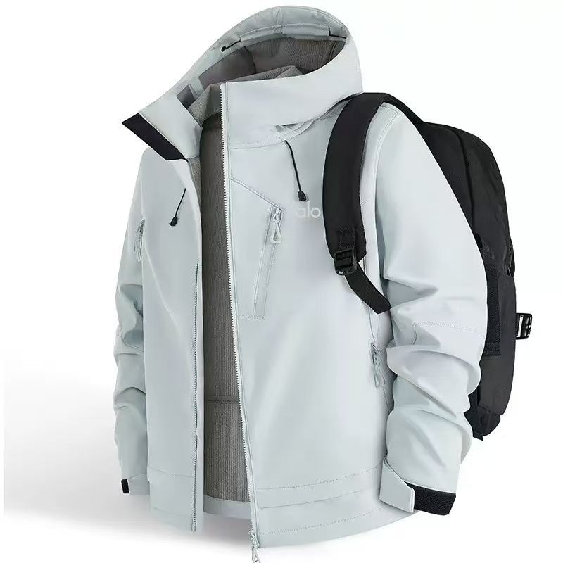 ALO アウトドア ソフトシェル パーカー メンズ