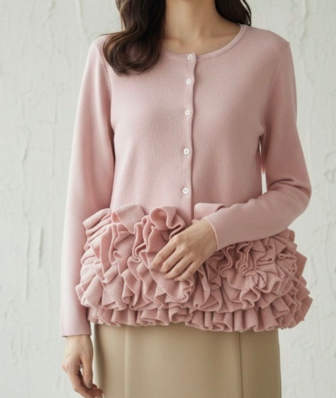 3日間限定 SALE !!【新品】スワンカーディガン ピンク◾️ TREFLE＋1