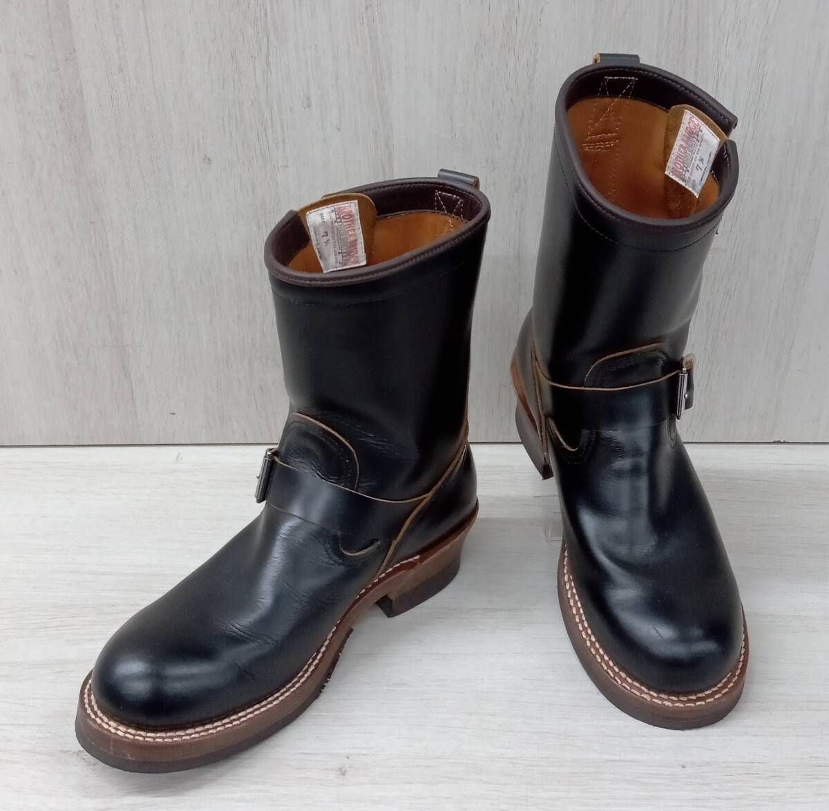 BROTHER BRIDGE ブラザーブリッジ エンジニアブーツ HUDS ON BBB A 005 ブラック 7 1 2