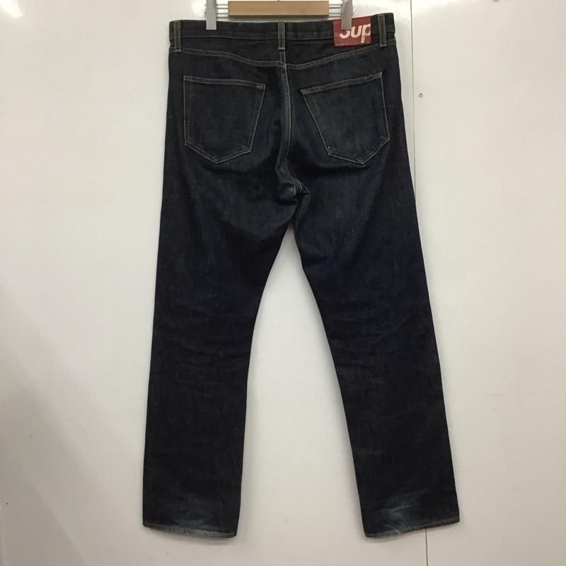Supreme シュプリーム パンツ デニム ジーンズ セルビッチデニムパンツ カジュアルパンツ ストレートパンツ