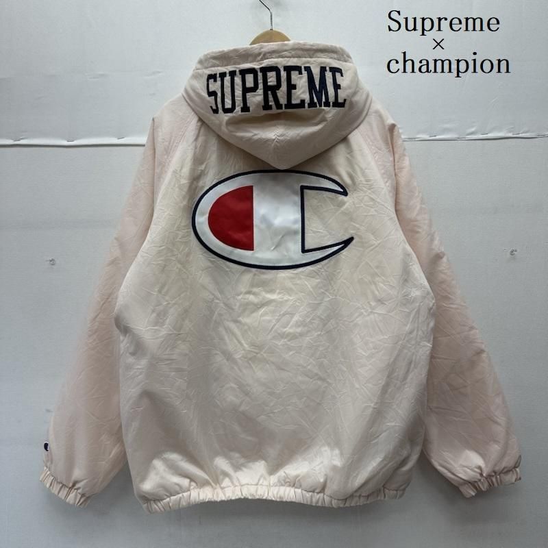 シュプリーム 17AW champion Sherpa Lined Hooded Jacket 裏ボア