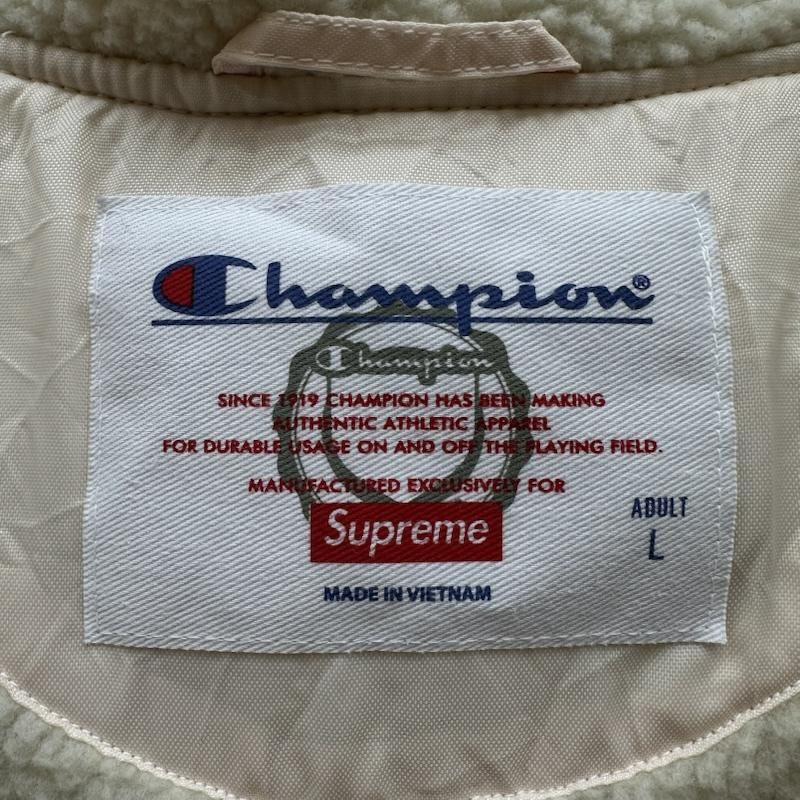 シュプリーム 17AW champion Sherpa Lined Hooded Jacket 裏ボア