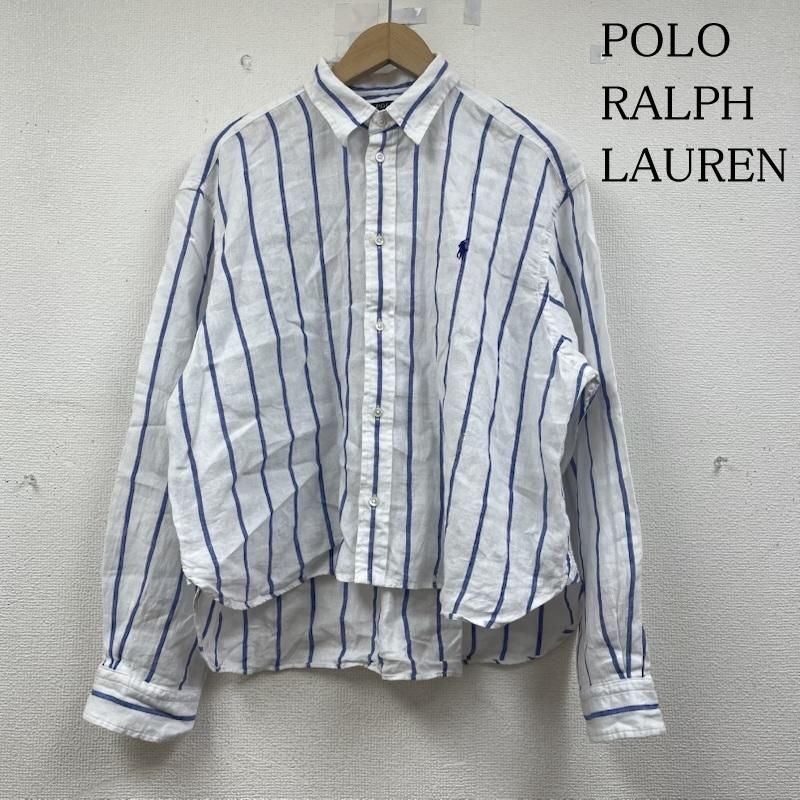 ポロラルフローレン 長袖 シャツ ブラウス リネン オーバーサイズ