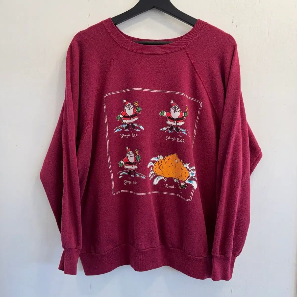 90 s usa サンタ スウェットシャツ