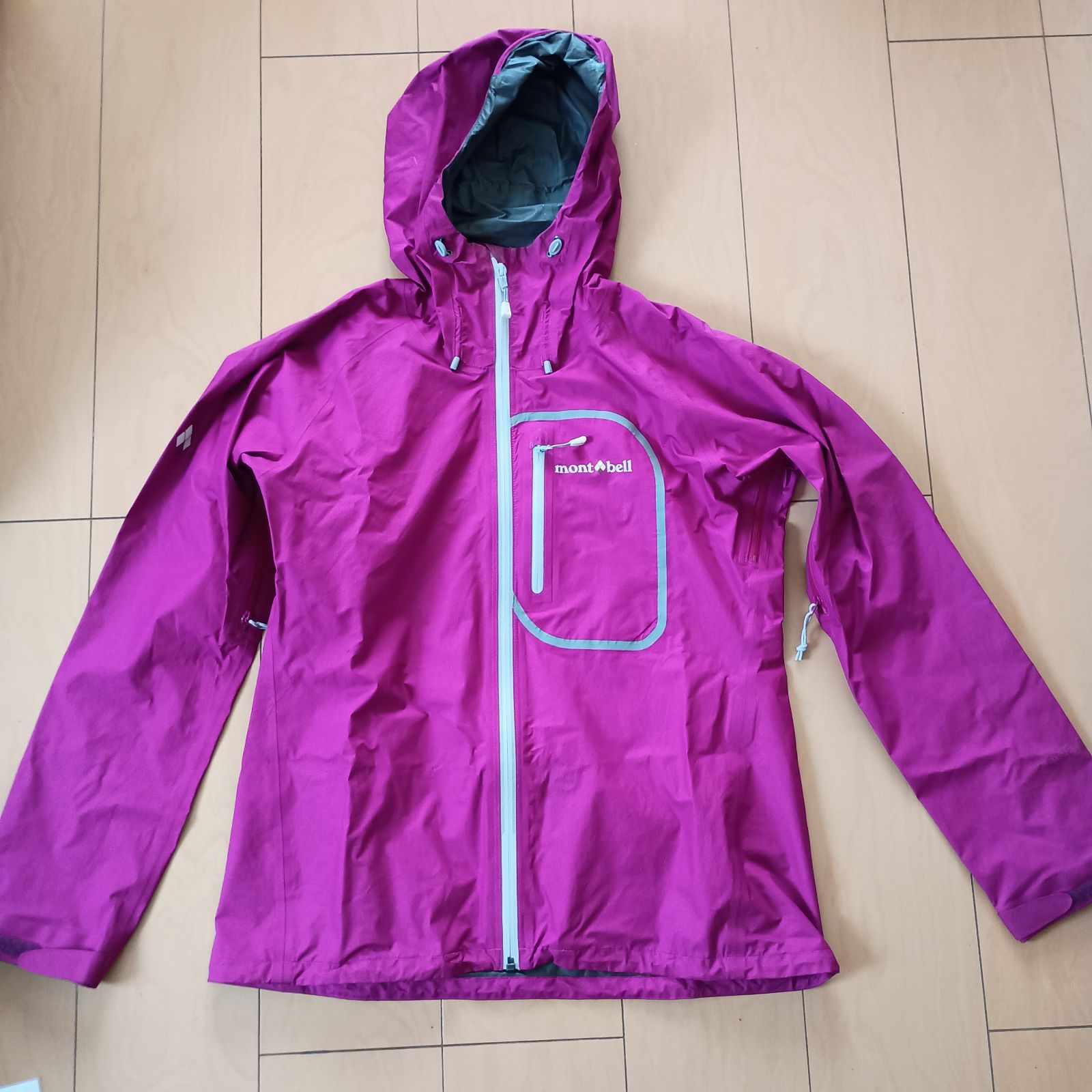 モンベル GORE-TEX トレントフライヤージャケット レディースM 2265 レインウェア レインジャケット montbell mont-bell パーカ パーカー ゴアテックス