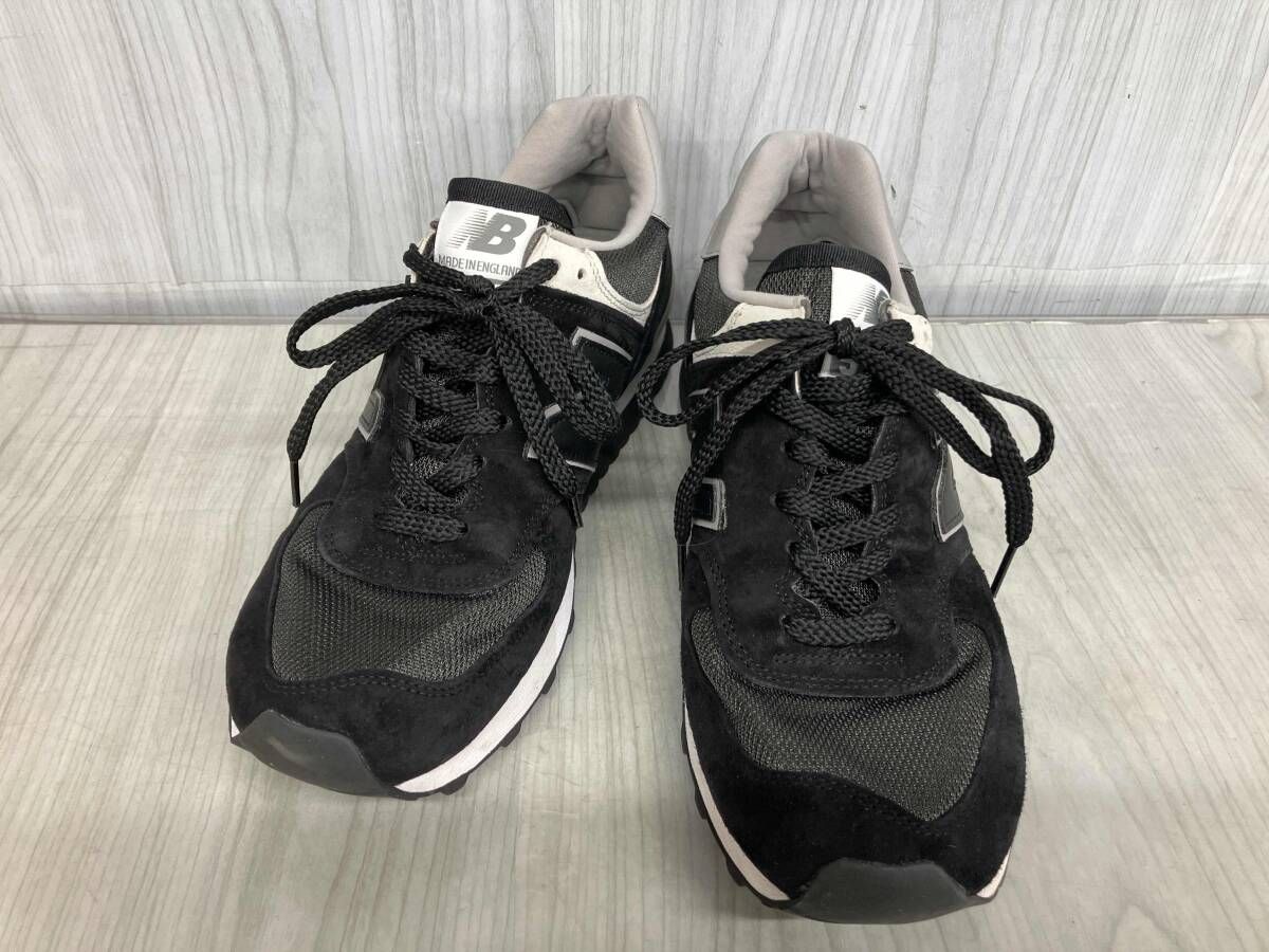 balance ニュー ンス スニーカー ブラック ローカット メンズ UK 8 1|2 イングランド製