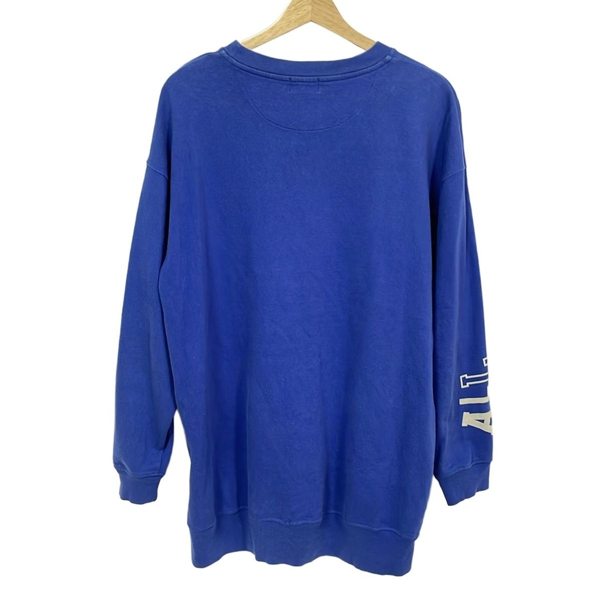 HYSTERIC GLAMOUR ヒステリックグラマー トレーナー サイズF レディース - ブルー×アイボリー 長袖