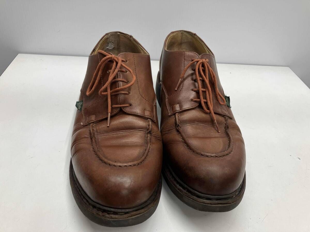 パラブーツ チロリンシューズ サイズ10 ブラウン レザー 50171