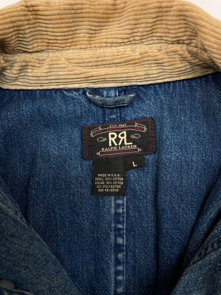 ダブルアールエル RRL 90s DENIM HUNTING JACKET デニム ハンティング