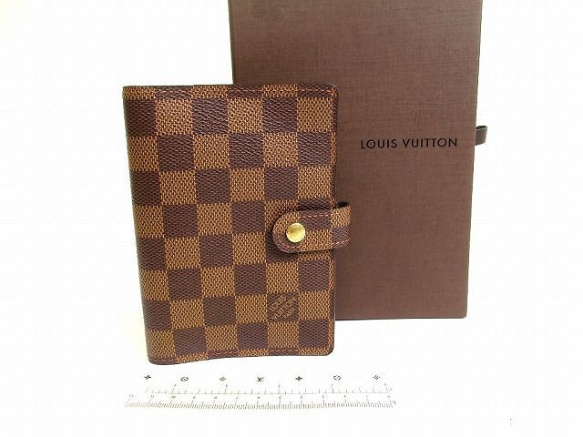 ルイヴィトン LOUIS VUITTON ダミエ アジェンダ PM 手帳カバー システム手帳 メンズ レディース
