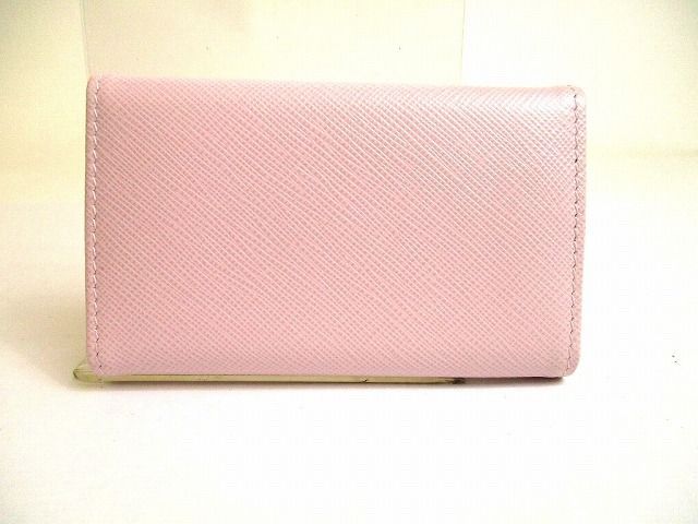 プラダ PRADA サフィアーノ レザー 4連 キーケース キーリング メンズ レディース ♥保管品