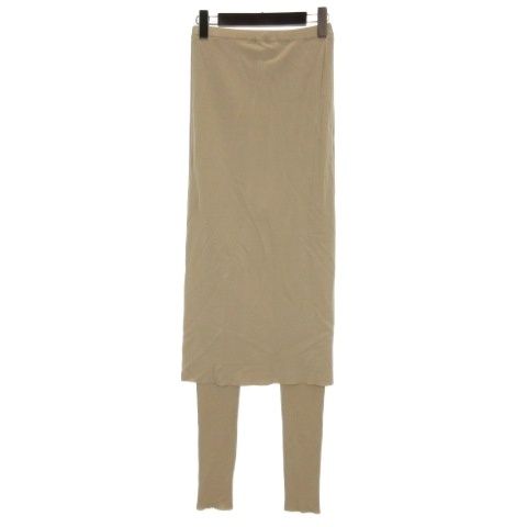 ウィムガゼット Whim Gazette 25SS ニット スカートレギンス ベージュ