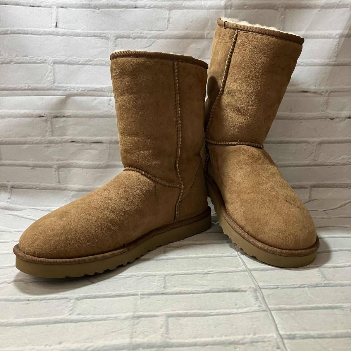 UGG アグ ブーツ M CLASSIC SHORT F23114E サイズ28cm ブラウン