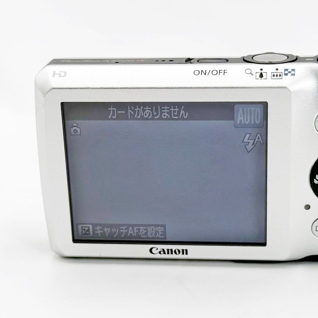 美品】キヤノン CANON PowerShot A3200IS シルバー コンデジ カメラ