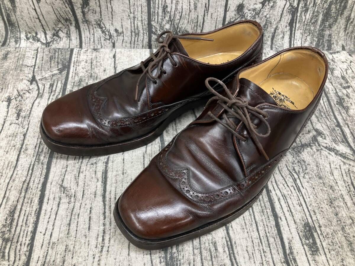 Burberrys バーバリーズ ウイングチップ ブラウン ローファー シューズ