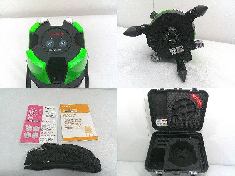  s 25 g A 792 k Tajima タジマ レーザー墨出し器 ジンバル 乾電池 グリーン ZEROG KYR ケース付 光学機器 計測 検査