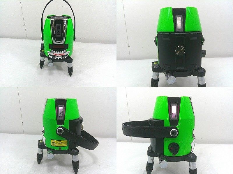 s 25 g-A 792 k Tajima タジマ レーザー墨出し器 ジンバル 乾電池 グリーン ZEROG-KYR ケース付