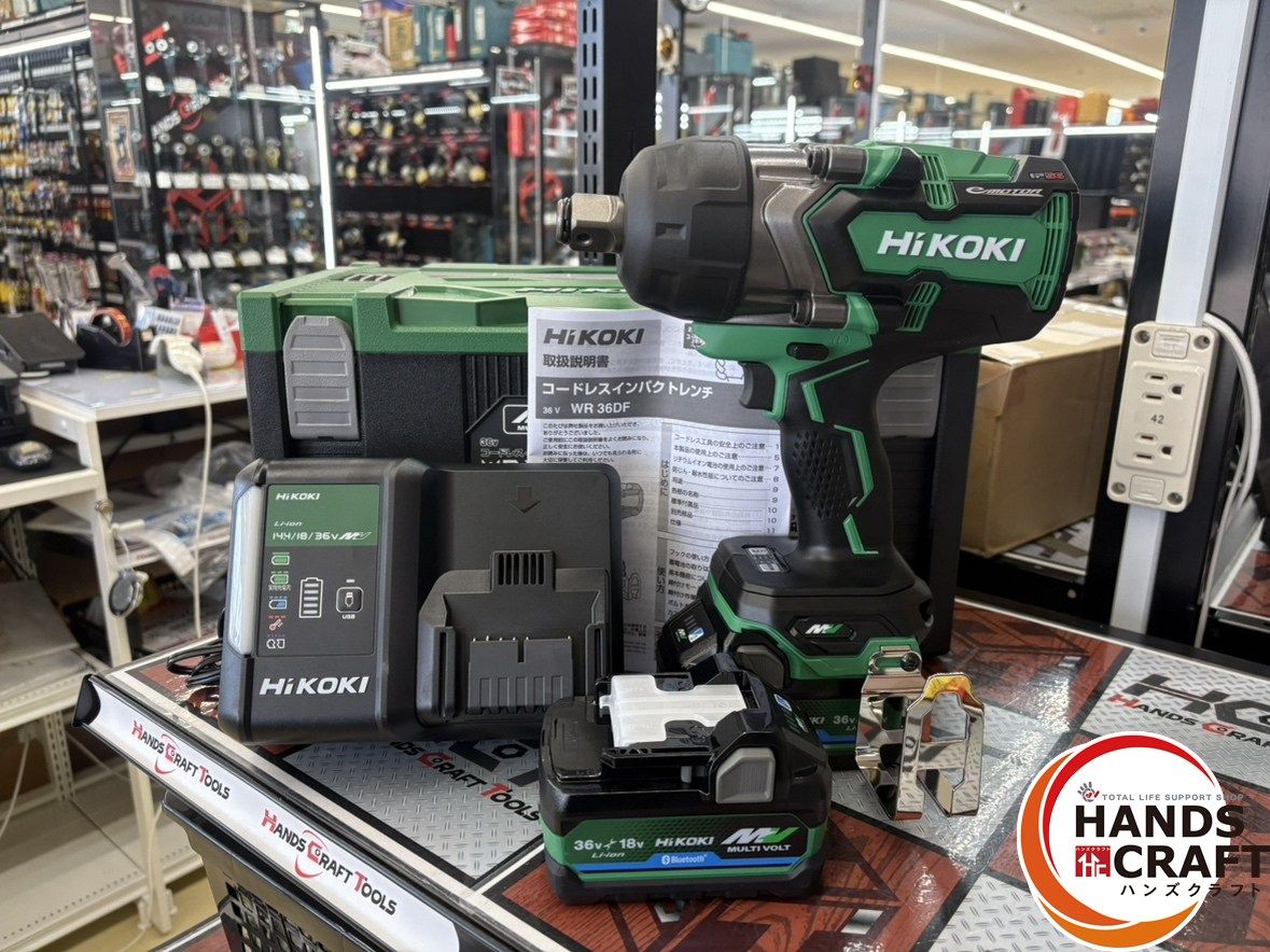 HiKOKI ハイコーキ インパクトレンチ バッテリー 2 充電器付 ハンズクラフ