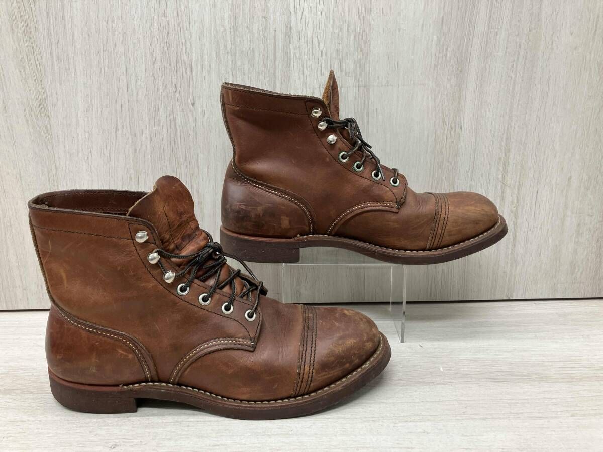 RED WING 8111 lron RAn ger ワークブーツ 表記サイズ27 5 cm ブラウン