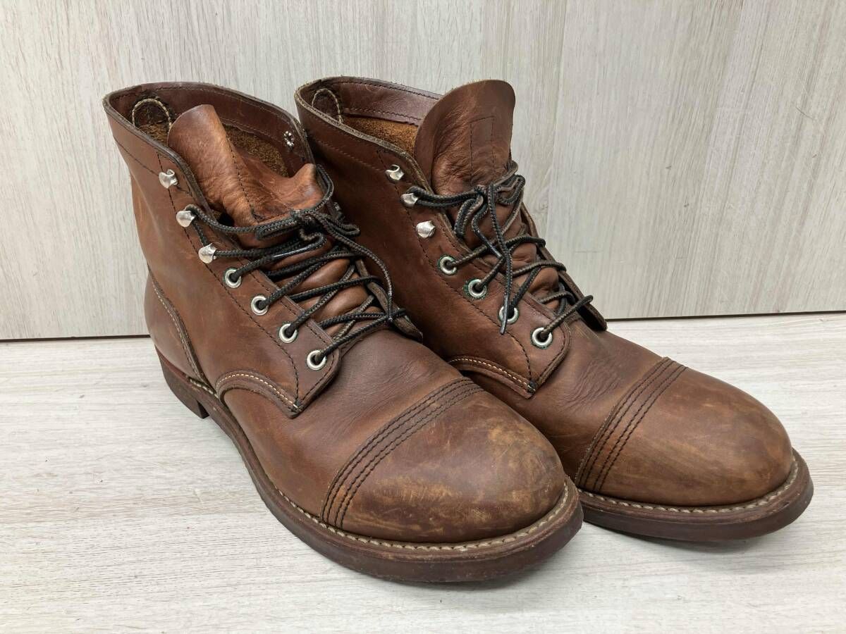 RED WING 8111 lron RAn ger ワークブーツ 表記サイズ27 5 cm ブラウン