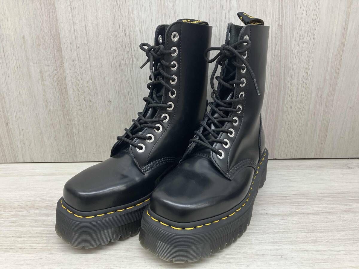 Dr Martens ブーツ UK 7 25 5 cm 1490 QUAD SQUARED 10ホール スクエアトゥ BLK