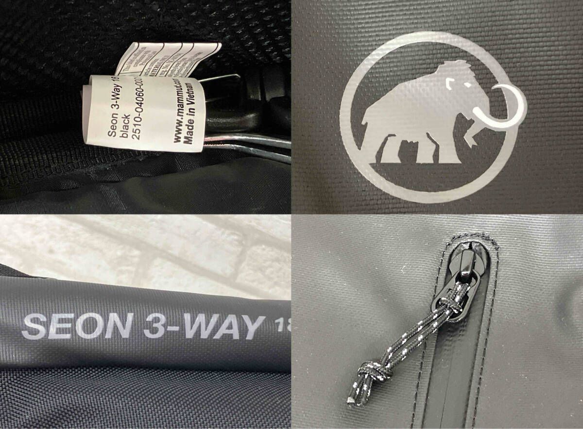  MAMMUT SEON 3 WAY 18 マムート セオン メンズ ブラック リュック ショルダーバッグ ビジネス 通勤 その他 リュック バッグ